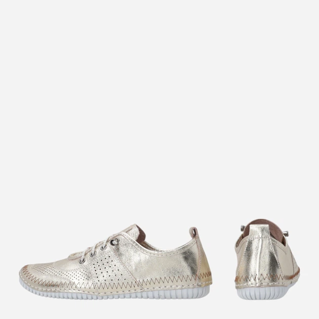 Жіночі туфлі зі шкіри Venezia R099LEGOOSP047 38 (5UK) 24.4 см Золотисті (5906140823903) - зображення 3