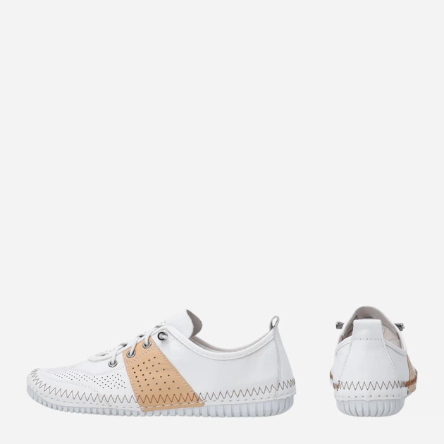 Жіночі туфлі зі шкіри Venezia R099LEWCOSP047 36 (3UK) 23.5 см Білі (5906140823767) - зображення 3