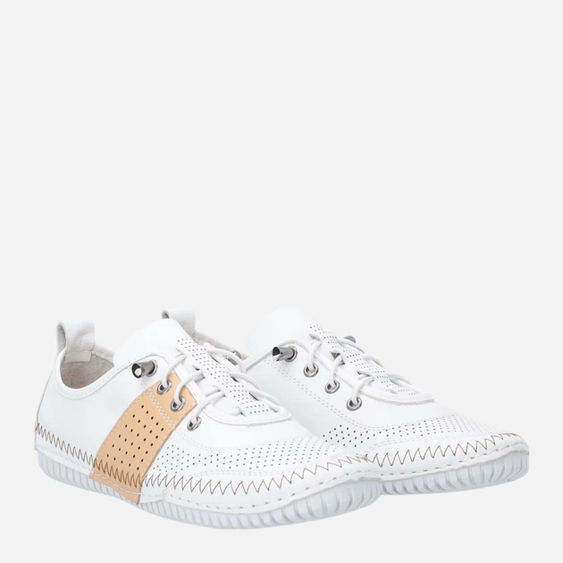 Жіночі туфлі зі шкіри Venezia R099LEWCOSP047 36 (3UK) 23.5 см Білі (5906140823767) - зображення 4