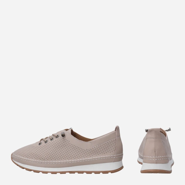 Жіночі туфлі зі шкіри Venezia R120LEBEOSP047 38 (5UK) 24.4 см Темно-бежеві (5906140823224) - зображення 3