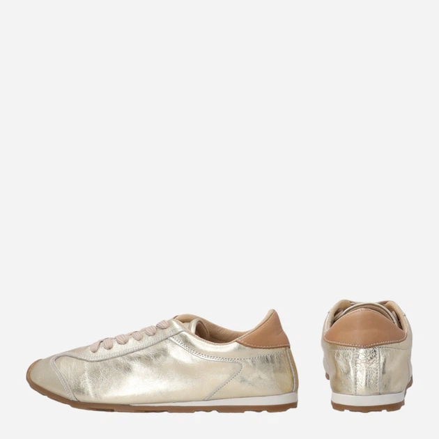 Sneakersy damskie skórzane do kostki Venezia R136LEGOOSP047 38 (5UK) 24.4 cm Złote (5906140823507) - obraz 3