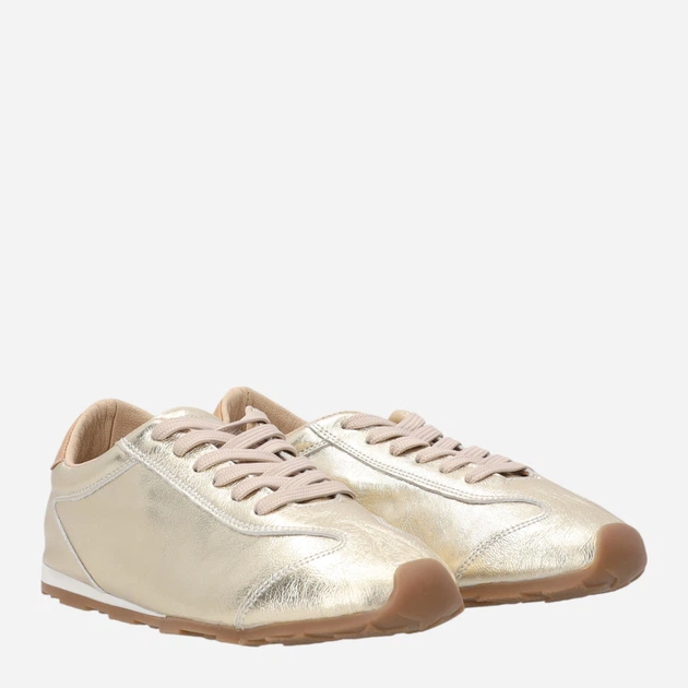 Sneakersy damskie skórzane do kostki Venezia R136LEGOOSP047 38 (5UK) 24.4 cm Złote (5906140823507) - obraz 4