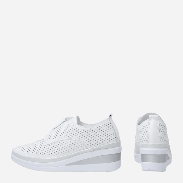 Жіночі туфлі зі шкіри Venezia S085LEWHOSP007 36 (3UK) 23.5 см Білі (5906140644355) - зображення 3