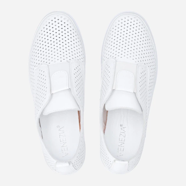 Жіночі туфлі зі шкіри Venezia S085LEWHOSP007 36 (3UK) 23.5 см Білі (5906140644355) - зображення 5