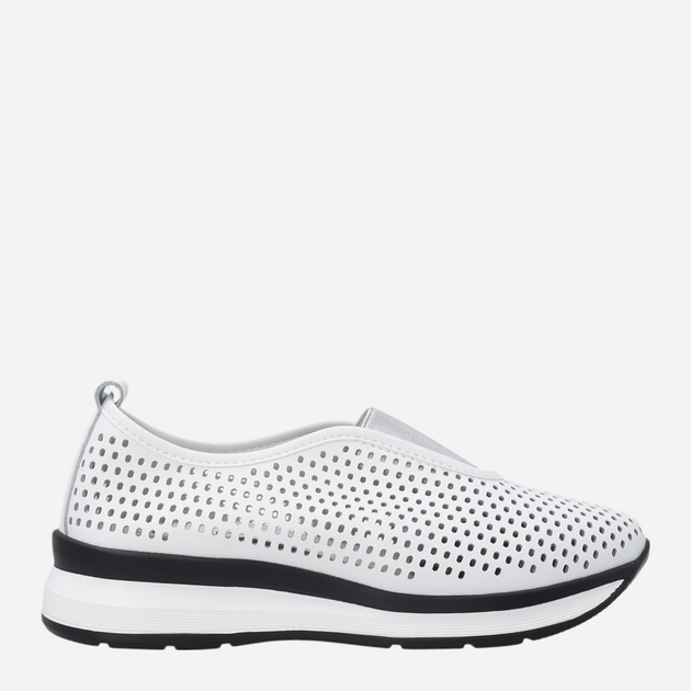 Buty wsuwane damskie skórzane Venezia S090LEWHOSP007 41 (8UK) 26.5 cm Białe (5906140644751) - obraz 1