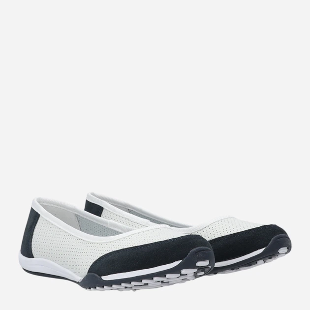 Жіночі балетки зі шкіри Venezia S140LEWNOBA007 38 (5UK) 24.4 см Білі (5906140646632) - зображення 4