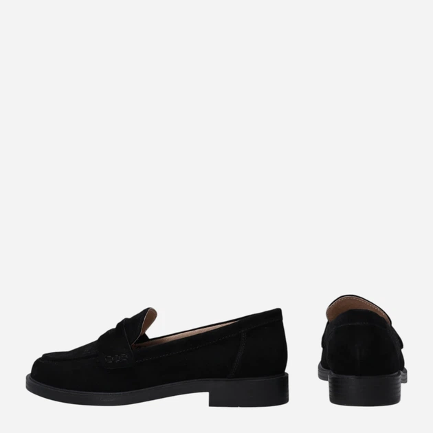 Loafersy damskie zamszowe Venezia S141SUBLOBM007 39 (6UK) 25 cm Czarne (5906140646762) - obraz 3