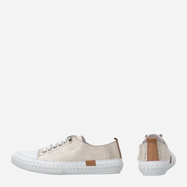 Жіночі кеди низькі Venezia T003LEGOOSP153 36 (3UK) 23.5 см Бежеві (5906140772263) - зображення 3