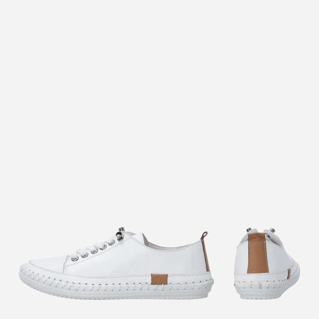 Жіночі кеди низькі Venezia T003LEWHOSP153 40 (7UK) 26 см Білі (5906140772485) - зображення 3