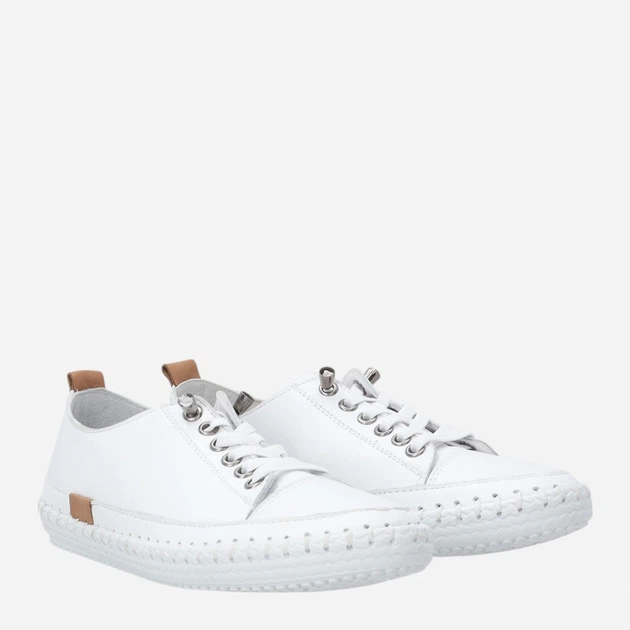 Жіночі кеди низькі Venezia T003LEWHOSP153 40 (7UK) 26 см Білі (5906140772485) - зображення 4