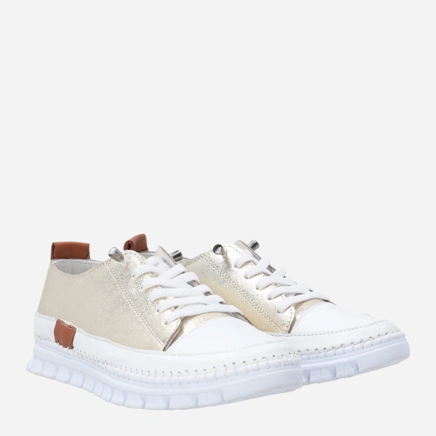 Жіночі туфлі зі шкіри Venezia T004LEGOOSP153 40 (7UK) 26 см Золотисті (5906140772607) - зображення 4