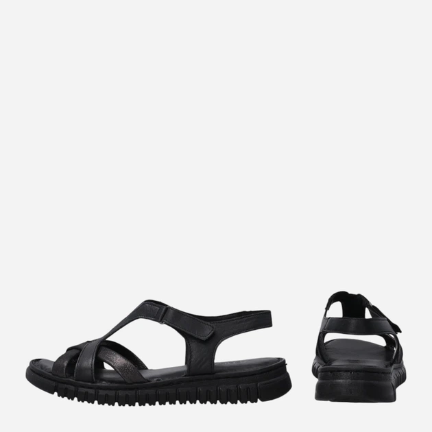 Жіночі сандалії Venezia T019LEBLOBS153 38 (5UK) 24.4 см Чорні (5906140773888) - зображення 3