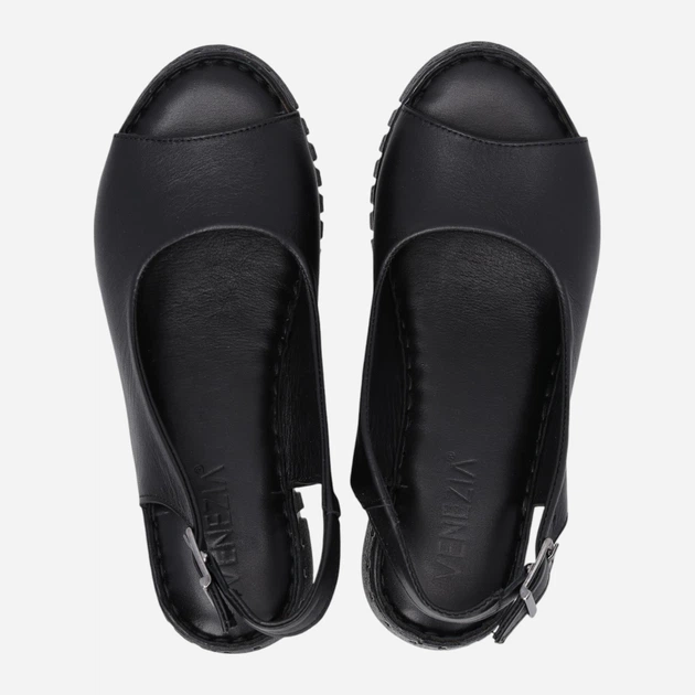 Жіночі сандалії Venezia T031LEBLOBS153 36 (3UK) 23.5 см Чорні (5906140774106) - зображення 5