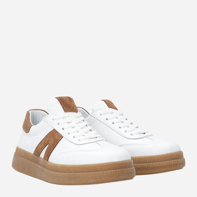 Жіночі снікери Venezia T032LEWHOSP153 39 (6UK) 25 см Білі (5906140774434) - зображення 4