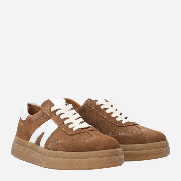 Жіночі снікери Venezia T032SUBROSP153 38 (5UK) 24.4 см Коричневі (5906140774366) - зображення 4