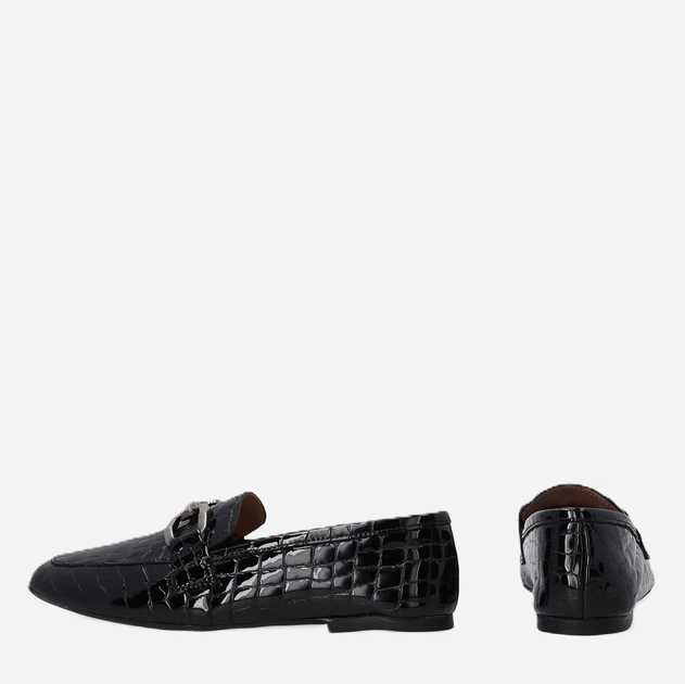 Lordsy damskie lakierowane Venezia Y029CRBLOBM044 36 (3UK) 23.5 cm Czarne (5906140852194) - obraz 3