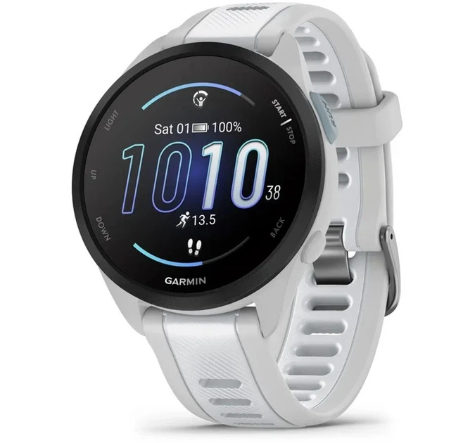 Смарт-часы Garmin Forerunner 165 Mist Grey/Whitestone (010-02863-21) - Фото 1 Смарт-часы Garmin Forerunner 165 Mist Grey/Whitestone (010-02863-21) - изображение 1
