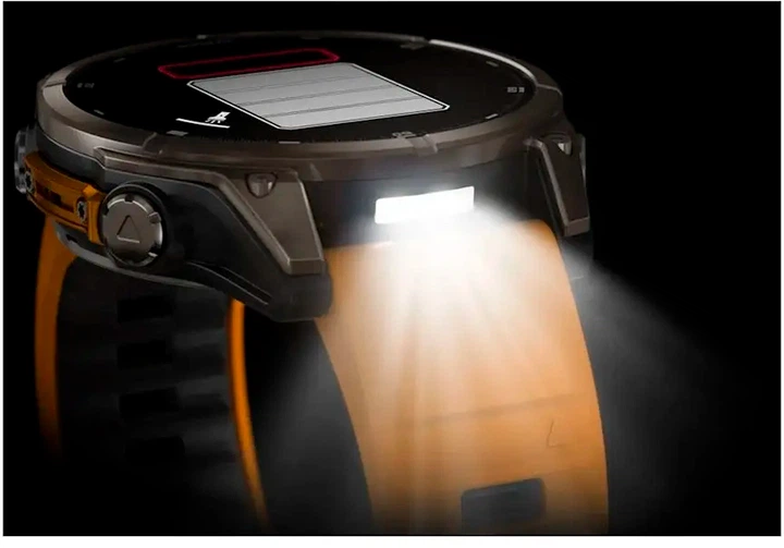 Смарт-часы Garmin fenix 8 47mm AMOLED Sapphire Titanium with a spark Orange and Graphite Silicone Band (010-02904-11) - Фото 13 Смарт-часы Garmin fenix 8 47mm AMOLED Sapphire Titanium with a spark Orange and Graphite Silicone Band (010-02904-11) - изображение 13
