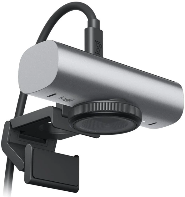 Веб-камера Logitech MX Brio 4K Pale Grey (960-001554) - Фото 3 Веб-камера Logitech MX Brio 4K Pale Grey (960-001554) - зображення 3