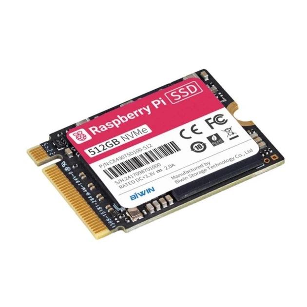 SSD диск NVMe для Raspberry Pi 5, 512 Гб – фото, отзывы