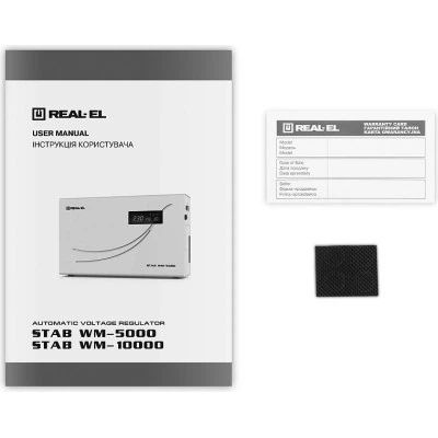 Стабилизатор REAL-EL STAB WM-10000 (EL122400015) - Фото 2 Стабилизатор REAL-EL STAB WM-10000 (EL122400015) - изображение 2