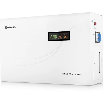 Стабилизатор REAL-EL STAB WM-10000 (EL122400015) - Фото 5 Стабилизатор REAL-EL STAB WM-10000 (EL122400015) - изображение 5