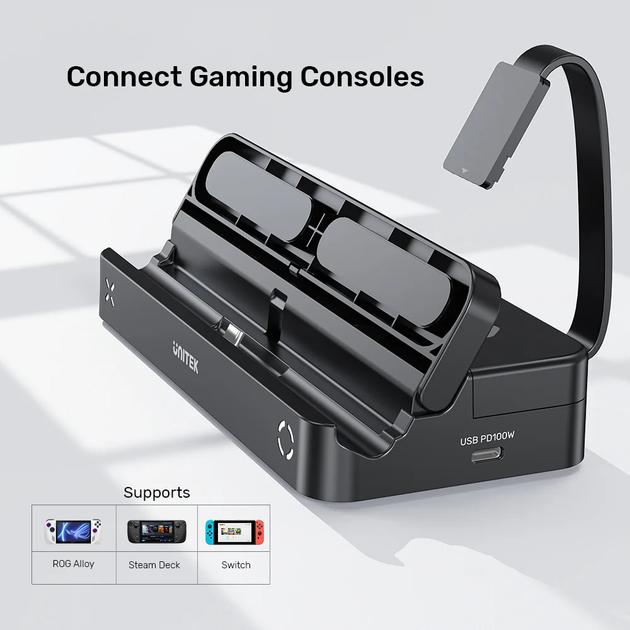 Stacja dokująca Unitek Gaming Docking Station with Remote Black (G1002F01) - obraz 13