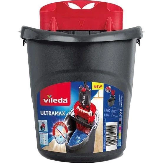 Ведро Моп с отжимом Vileda Ultramax 10 л - Фото 3 Ведро Моп с отжимом Vileda Ultramax 10 л - изображение 3