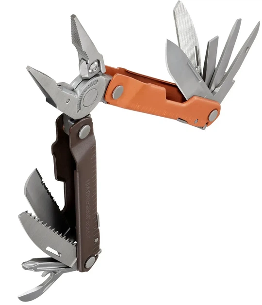 Мультитул Leatherman Rebar Burnt Sienna (17 инструментов) + нейлоновый чехол - изображение 4