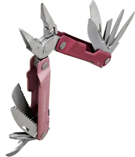 Мультитул Leatherman Rebar Heathered Cranberry (17 инструментов) - Фото 4 Мультитул Leatherman Rebar Heathered Cranberry (17 инструментов) - изображение 4