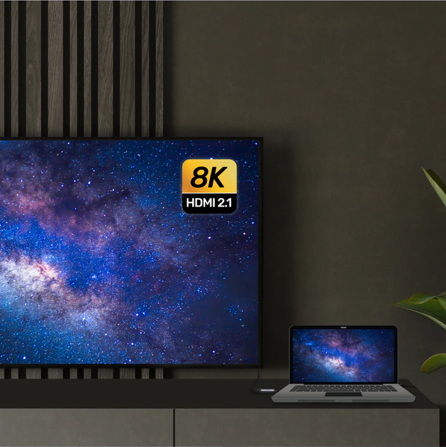 Адаптер Unitek 8K USB-C to HDMI 2.1 Adapter With HDCP2.3 Space Grey (4894160047649) - зображення 9