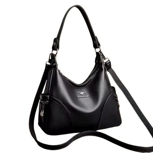 Містка практична містка жіноча сумка cross-body Spac-580 чорна - изображение 6