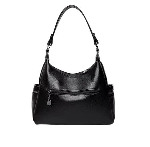 Містка практична містка жіноча сумка cross-body Spac-580 чорна - изображение 7