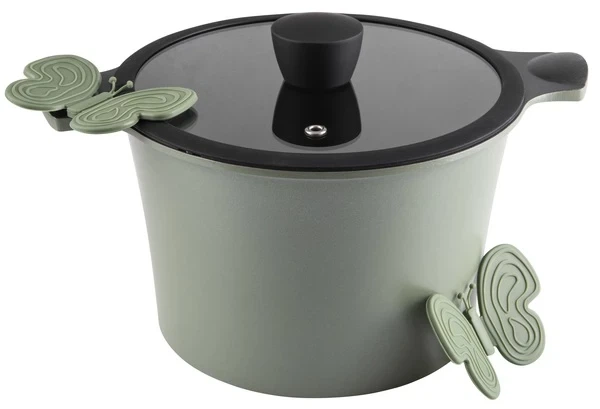 Кастрюля Ringel Zitrone Olive с крышкой 5.8 л, 24 см (RG-2108-24/2/OL) - изображение 4