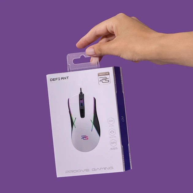 Дротова ігрова миша для ігор геймерська Proove Gaming Defiant - зображення 6