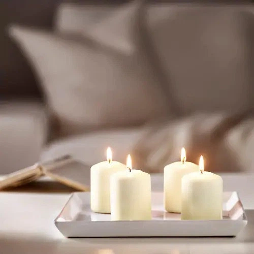 Набір декоративних формових свічок IKEA HEMSJÖ 4 шт. х 15 годин горіння прядив'яні свічки 701.242.62 - Фото 3 Набір декоративних формових свічок IKEA HEMSJÖ 4 шт. х 15 годин горіння прядив'яні свічки 701.242.62 - зображення 3