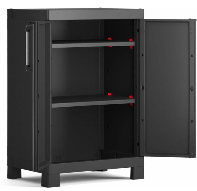 Шафа пластикова Keter Armadio Detroit Basso 249799 чорний - изображение 3