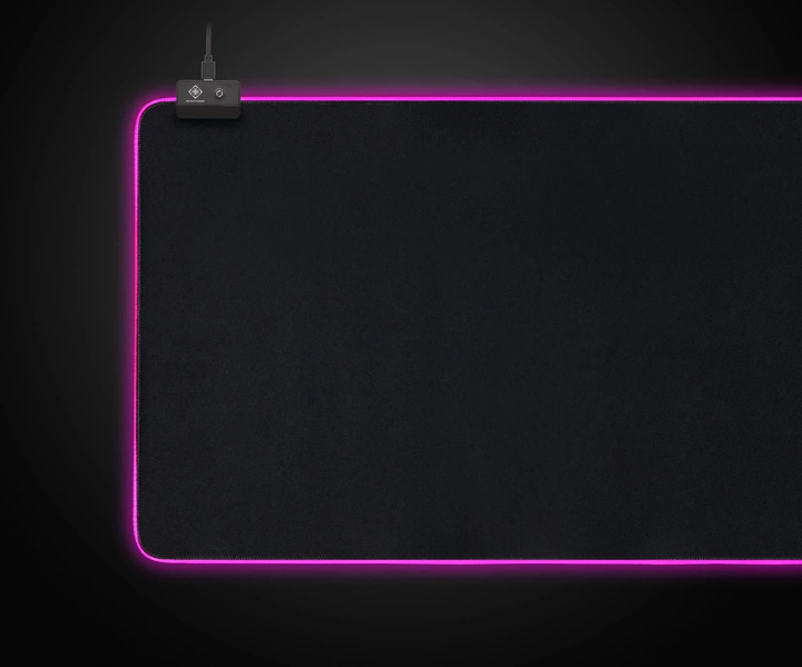 Podkładka gamingowa Deltaco Gaming DMP310 RGB XL Speed Black (GAM-079) - obraz 4
