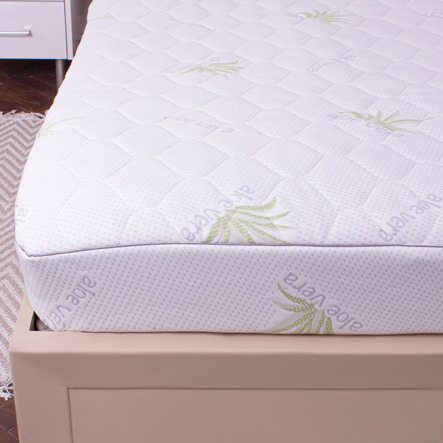 Наматрацник MirSon №1019 Alberto Cotton Aloe Vera 200х220 см від Rozetka на платформі USKIDKA Акція на Наматрацник MirSon №1019 Alberto Cotton Aloe Vera 200х220 см від Rozetka