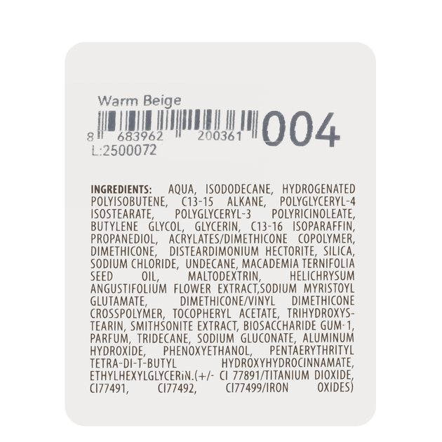 Тональная основа матирующая увлажняющая Neverti Natural Matte (NP302), 004 Карамельная - изображение 3