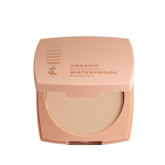 Пудра для лица водостойкая компактная Neverti Creamy Dimension (NP202), 003 Neutral Нейтральная - изображение 3