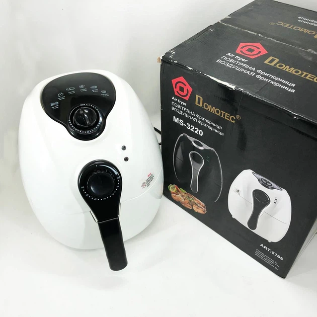 Фритюрниця електрична без олії Domotec MS-3220 1300 W 4,5 л, WD-790 Фритюрниця маленька - зображення 7