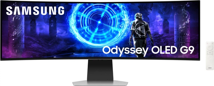 Монитор 49" Samsung Odyssey OLED G9 (LS49DG952SZXUA) -- Dual QHD OLED 1800R / 0.03 мс (GtG) / 240Гц / DCI 99% / HDR10+ Gaming / AMD FreeSync Premium Pro / G-SYNC / Samsung OLED Safeguard+ / Speaker 2x5W - изображение 2