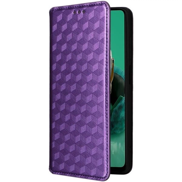 Чехол Deexe Rhombus Book для HMD Pulse / Pulse Pro / Pulse Plus - Purple - изображение 6