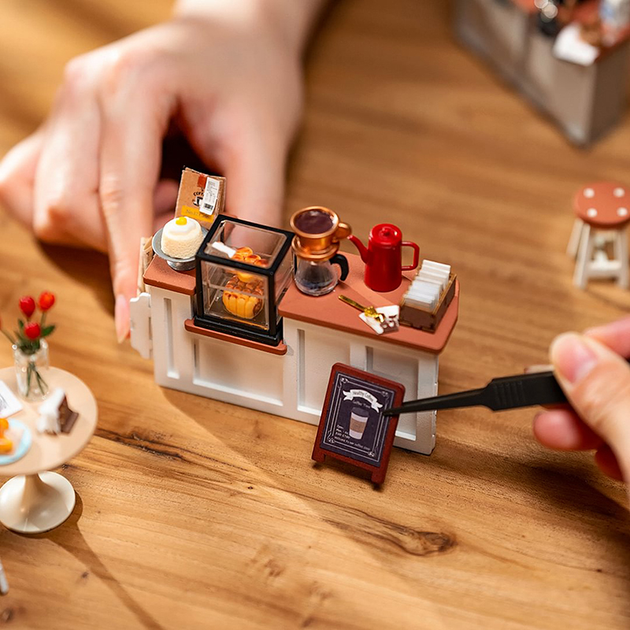 Конструктор Robotime DIY NO.17 Café DG162 (6946785119312) - зображення 7