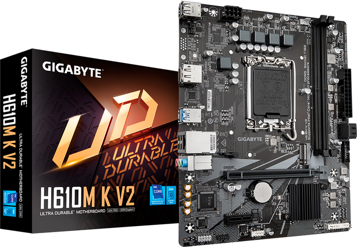 Материнская плата Gigabyte H610M K V2 (s1700, Intel H610, PCI-Ex16) - изображение 4