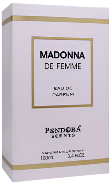 Парфумована вода для жінок Pendora Scents Madonna De Femme 100 мл (6423080731420) - зображення 3