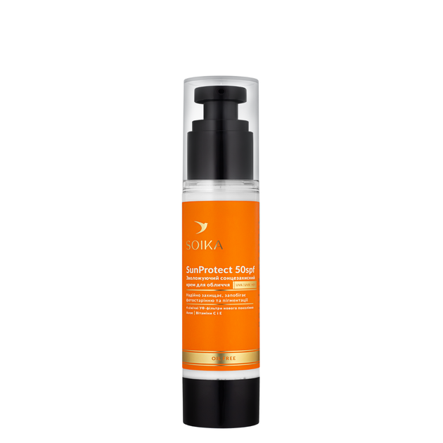 Солнцезащитный крем для лица Soika SunProtect SPF 50 увлажняющий, 50 мл - Фото 2 Солнцезащитный крем для лица Soika SunProtect SPF 50 увлажняющий, 50 мл - изображение 2