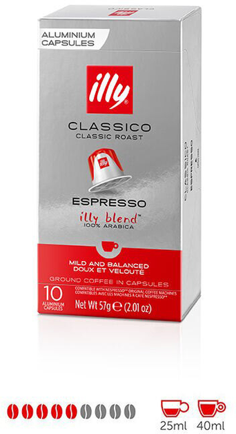 Кава в капсулах illy Classico Espresso 100% Арабіка 10 шт (8003753158556) - зображення 4
