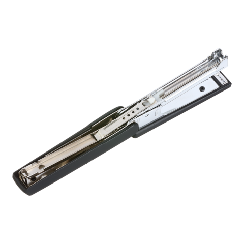Степлер BuroMAX 15арк. №10 4128-01 RUBBER TOUCH чорний (12) /BM.4128-01/ - зображення 3